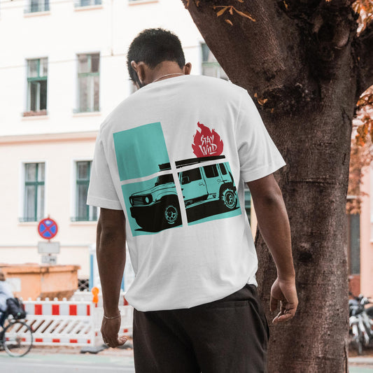 Stay Wild Suzuki Jimny Grid | Premium Unisex Streetwear Tee