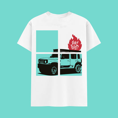 Stay Wild Suzuki Jimny Grid | Premium Unisex Streetwear Tee