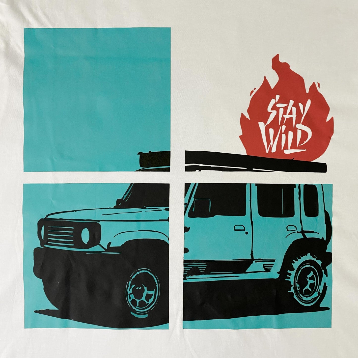Stay Wild Suzuki Jimny Grid | Premium Unisex Streetwear Tee